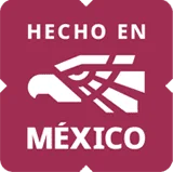 Logo de Hecho en México representando calidad y tecnología nacional.